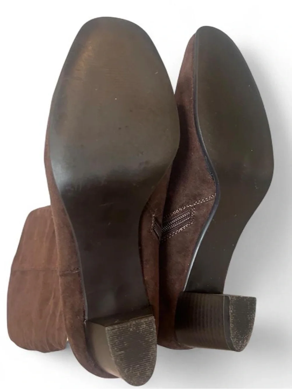 Pesaro Brown Suede Over-the-Knee Boots